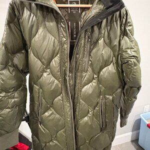 MPG Green Puffer Coat